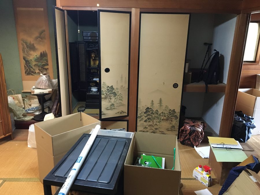 作業前の1階和室