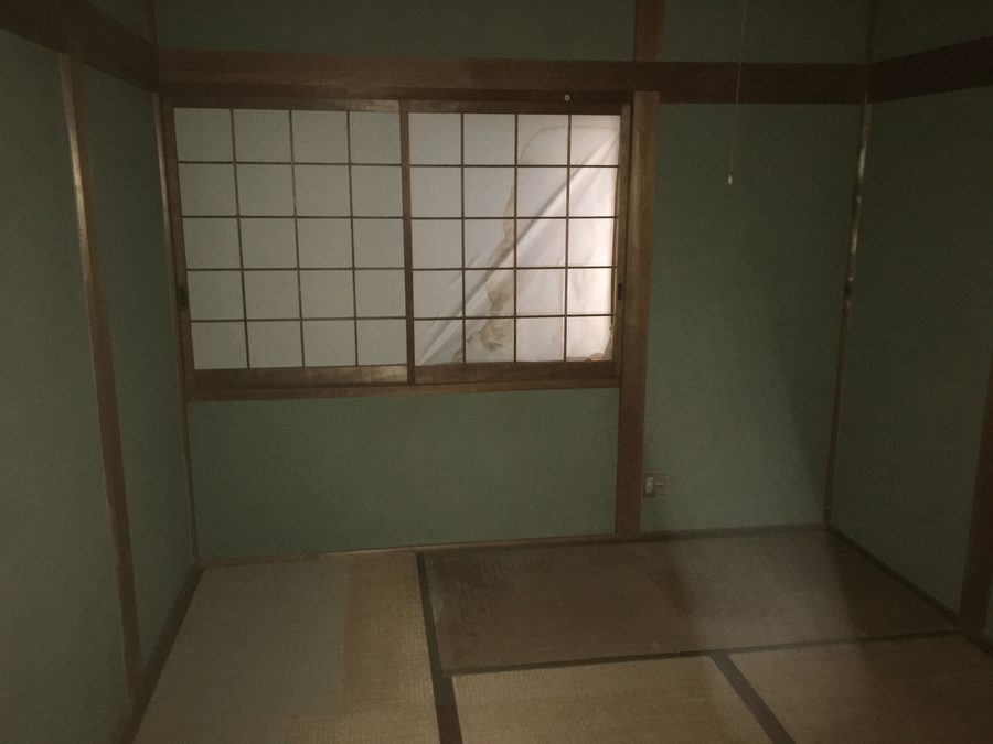 作業後の2階和室(鏡台のある部屋)