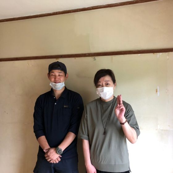 立ち会いくださったご家族と|遺品整理をご依頼いただいたお客様と
